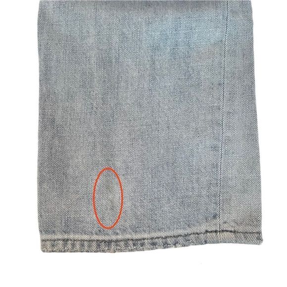 Pistola Cassie Super High Waist Straight Leg Jeans By My Side Light Wash Sz 26 - Picture 15 of 16